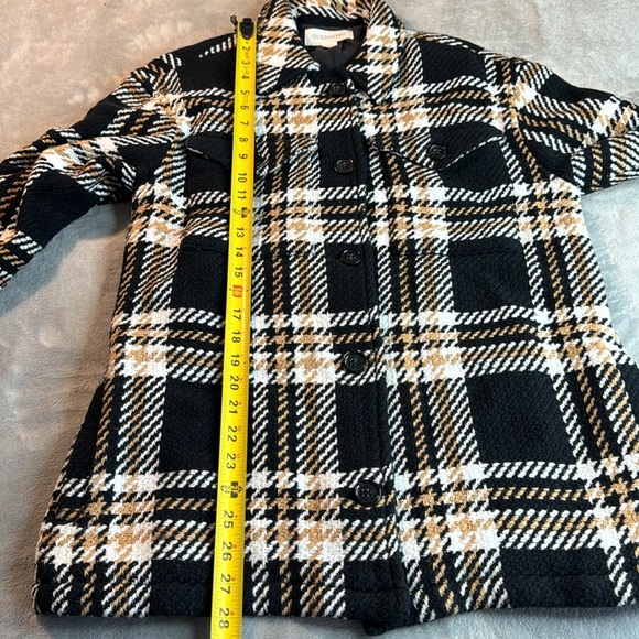 🎯Outerknown Cloud Weave Shirt Jacket Salt Cabin Plaid Size XS - Picture 14 of 16